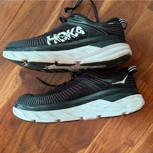 Hoka One One WOMENS Black Athletic Shoes - Picture 5 of 6